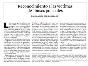 Diario Vasco, 16 de abril de 2019